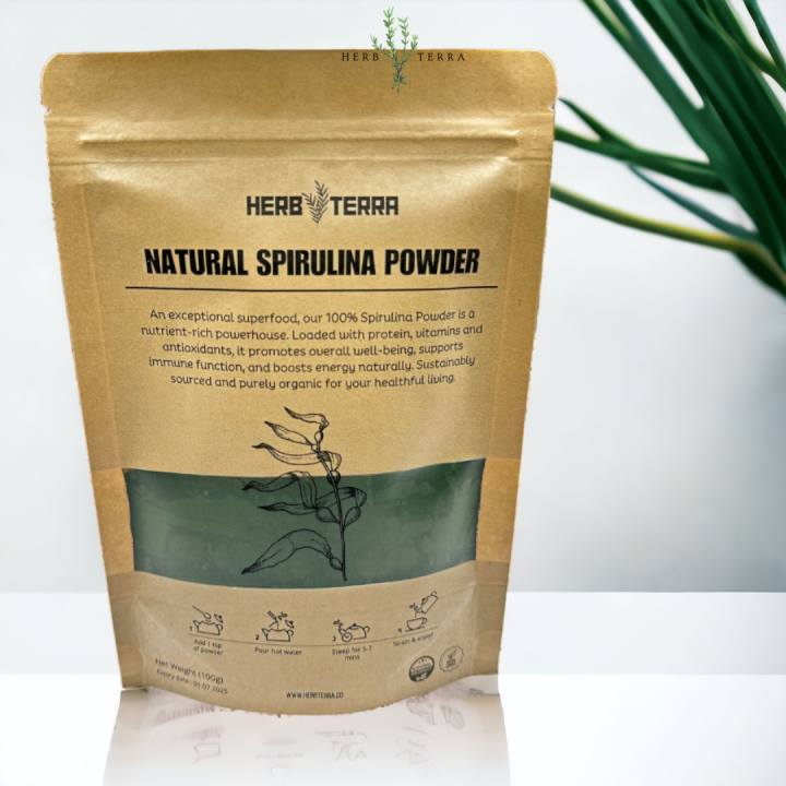 [SG] Natural Spirulina Powder 100g Heavy Metal Detox Nutritional