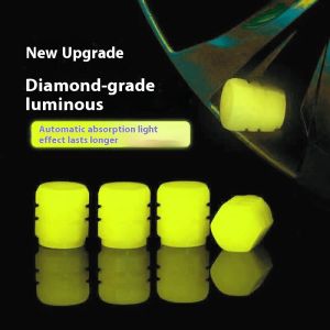 MOLES丨ฝาครอบวาล์วยางเรืองแสงในที่มืดระดับเพชรแบบอัปเกรดสำหรับรถจักรยานยนต์และยานพาหนะไฟฟ้า