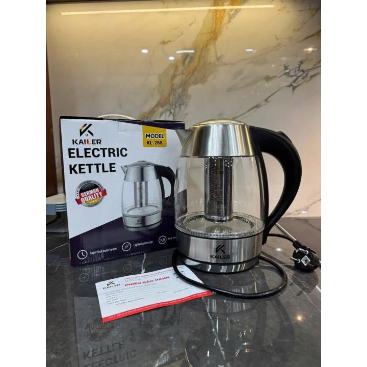 Ấm siêu tốc Kailer Dung tích 1.7L có lõi lọc trà inox 304 cao cấp - Bảo ...