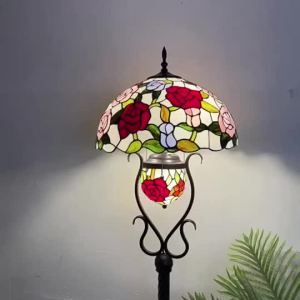 Tiffany Floor Lamps R Luxury Living Room Floor Light Stained Glass Dragonfly Floor Lamp Bedroom Romatic Lamp