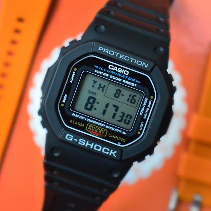 Casio G-Shock DW-5600 Black Digital Watch Shock Resistant Water