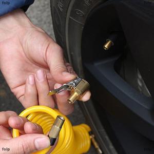 [COD] folp Hot Car Auto Brass 8 mét nối Adapter Phụ Kiện Xe Hơi Lốp bánh xe lốp không khí Chuck Inflator bơm van clip kẹp