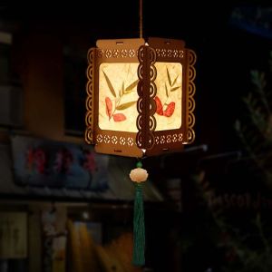 Minoa mid autumn festival lantern 中秋节灯笼diy Blossom Flower Portable Kids Gift Lamp Lantern Home Decoration DIY Festival Lantern Festival Decorations Handmade Lanterns Party Decor