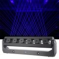 Professional Disco Lights Lazer Six 6 Eyes Heads Moving Dmx Dj Light Beam Laser Bar Suitable for Bar DJ Music Stage KTV. 