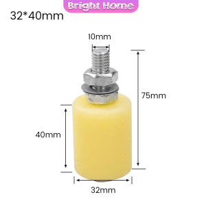 1 ชิ้น ล้อประคอง ไนล่อน ขนาด 32มม. 40มม. ตลับลูกปืน ไนล่อน อะไหล่สำหรับทำประตูรั้ว Slide Gate Guide Roller