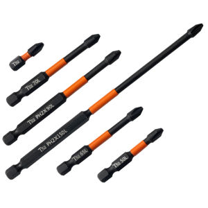 Non-Slip Impact Batch Head Strong Magnetic Cross High Torque Hardness Screw 25/50/65/70/90/150mm Waterproof Ph2 Screwdriver Bits Set
