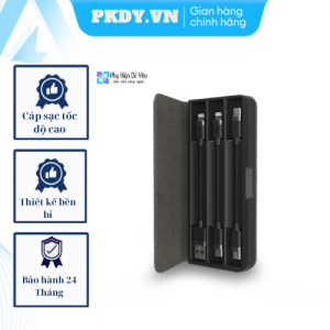 Bô 3 cáp 10cm Mophie travel cable kit 49904633 (C-L C-C A-L) [Nhập khẩu & Phân phối chính hãng bảo hành 2 năm]