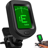 KAWES Multifunctional Tuner JT-03 Electric Hromatic Bass Violin Ukulele Universal Portable Guitar Tuner with Battery