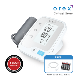 OREX Automatic Digital Blood Pressure Monitor OBPA-001 w/ 2 Year Warranty
