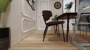 Wood Grain Peel and Stick Floor Tiles – 11.8” Width Full Roll Length of 118" – Versatile Design for Any Space Grey Self Adhesive Vinyl Flooring Waterproof and Non-Slip Features