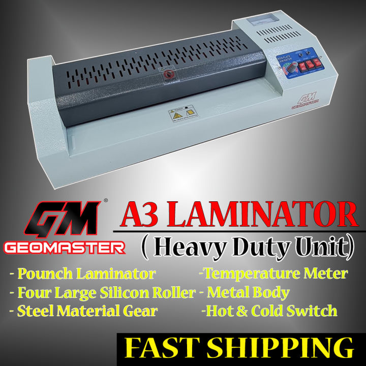 Geomaster Heavy Duty A3 Laminator Laminator Machine Machine