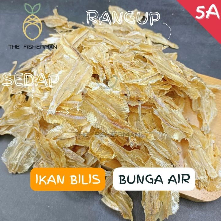 Ikan Bilis Bunga Air Tawar 5A (200G/500G/1KG) Satay Ikan Kering Rangup -The Fisherman