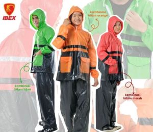 JAS HUJAN JAKET CELANA KOMBINASI A GAJAH / JAS HUJAN KOMBINASI GAJAH