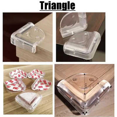 Children Baby Safety Silicone Protector Table Corner Edge Protection Cover Children Anticollision Edge Guards Soft Transparent