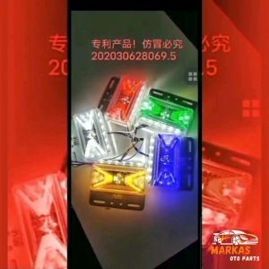 Lampu Led Bak Samping Truk Variasi 24volt Model X Terbaru Dan Model Oval Besar Sein Running Light Waterside