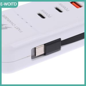 【E-WOITD】 1PC USB HUB Adapter điện thoại di động chúng tôi Cắm Sạc Nhanh USB sạc PD Loại C nhanh chóng phí nhanh chóng tường sạc Multiport