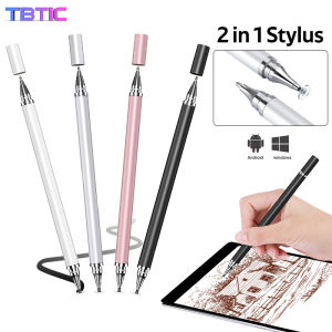 2 in 1 Universal Tablet Stylus Mobile Android For iPhone For iPad Accessories Drawing Capacitive Touch Screen pencil