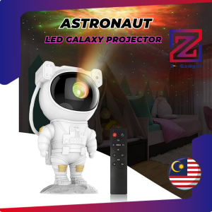Z-Gadget⚡ NEW 𝗔𝘀𝘁𝗿𝗼𝗻𝗮𝘂𝘁 Light Galaxy Projector Sky Nebula Night Light Astronaut Lamp Home Room Decor Decoration Bedroom Decorative