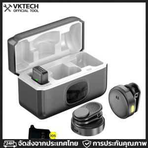 Magnetic Lapel Microphone with LED Power Display Mini Lapel Wireless Microphone Mini Clip On Microphone for IOS Android