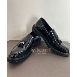 รองเท้าคัทชูผู้ชาย รองเท้าหนังผู้ชายสีดำ Update 2024 ใส่ออกงาน ใส่กับสูท ใส่ทำงาน สินค้าพร้อมส่ง