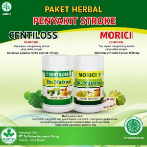 Terapi Stroke Tangan dan Kaki Ampuh Herbal Jamu Godog Gejala Struk Ringan Parah Ramuan Alami Pemulih Stroke Wajah Syaraf Stroke Kejang Stroke Lumpuh Pasca Stroke Gejala Stroke Parah BPOM Kapsul Centiloss dan Morici de Nature Asli