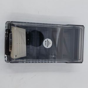 5 grids Large Capacity Card Holder Box Organizer Holder with Dividers Index Tabs