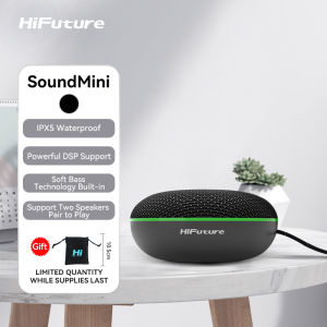 HiFuture  Sound Mini -Speaker Mini Wireless  Bluetooth 5.0 Speaker with Mic IPX4 Waterproof 12 Hours playbacktime Portable speaker Built-in Mic for Hands-Free Call
