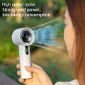 100 Wind Speed Turbo Fan Rechargeable with LED Display Personal Handy Desk Fan. 