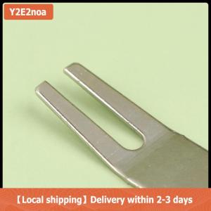 【Local shipping】 Zinc Alloy Golf Fork Line Divot Repairing Curved Fork Tool Green Repair Tool