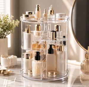 GREENSINDOOR Lipstick Organizer Acrylic With 12 Compartments Makeup Beauty Storage Box Organizer Penyimpanan kosmetik口红收纳