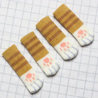 🇸🇬【SG stock】Quiet Chair Foot Cover Anti-Skid Wear-Resistant Chair Table Leg Cover Socks Protection Non-slip Floor Protectors For Furniture Legs Chair Table Leg Cover Socks Protection Non-slip Floor Protectors For Furniture Legs Chair Table Leg Cover