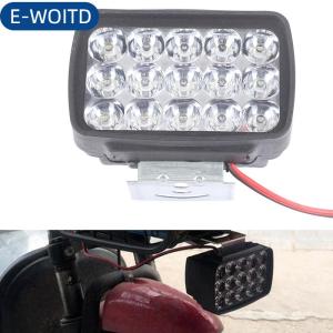 E-WOITD Đèn pha xe máy chiếu sáng điểm 15 Led 1000lm cho xe máy ATV Xe tay ga