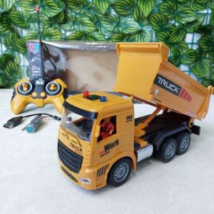 Dump Truck Molen Mixer Mobil Remote Control 6Channel 689-819 Mainan Anak Truk Truck Engineering