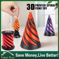 Fidget Spiral Pyramid 3D | Mainan Fidget Putar Piramid Anti Stress Fidget Toy. 