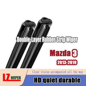 2013-2019 Mazda 3 Wiper Blade for M3 Hatchback HB Sportback or Sedan Car Window Wipers Set