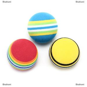 [COD] Biubiuni Jay 10Pcs Rainbow Stripe foam Sponge Golf Balls Swing Practice Training Aids