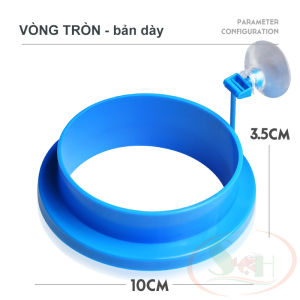 Vòng nổi cho cá ăn Feeding Ring giữ thức ăn cám tầng mặt bể cá thủy sinh