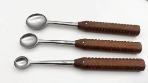 3 type wooden bone curette Bone Spoon 30mm-50mm instrument basic orthopedic instrument 1pc