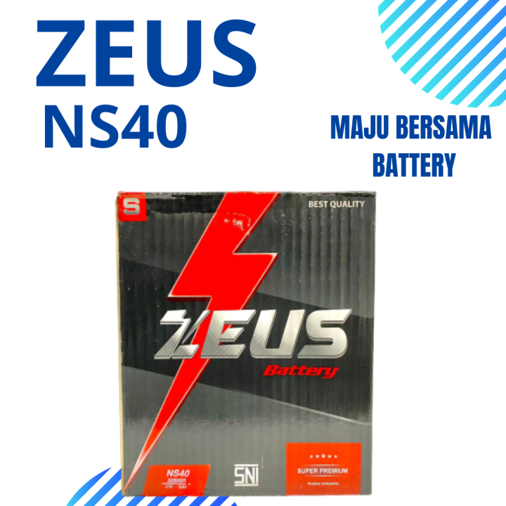 Aki Mobil Suzuki Futura, Jimny Katana ZEUS Battery NS40 Aki ...