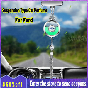 sale for Ford High Quality Stainless Steel Suspension Type Car Perfume Car Fragrance Car Aromatherapy Car Interior Car Air Freshener Car Rearview Mirror Pendant Decoration car accessories Territory Everest Ranger Fiesta Escape Explorer Expedition