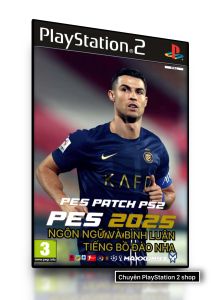 Đĩa game PES 25 beta tiếng Bồ Đào Nha (thể thao) cho máy game PS2