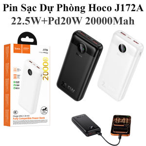 Pin Sạc Dự Phòng Hoco J172A 20000Mah Pd 20W Qc 3.0 Có Màn Hình Hiển Thị Pin