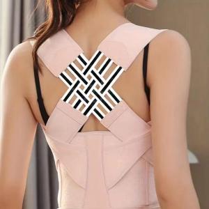 S-XXXL Back Waist Support Belt Wearable Shoulder Lumbar Brace Spine Veste for Postures Improvement Help Prevent Hunching