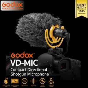 Godox Microphone VD-MIC Compact Shotgun Microphone สำหรับ Camera Smartphone Tablets & Laptop - ประกันศูนย์ Godox 1 เดือน