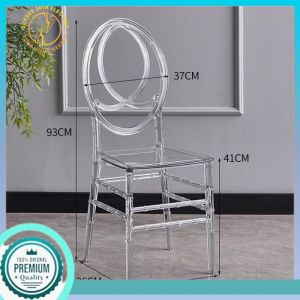 Kursi Makan Acrylic Club Tiffany | Kursi makan | Kursi Wedding Nikahan Club | Kursi Pesta Modern | Tiffany Chair