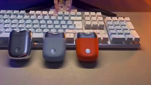 Mini Portable Electric Shave Razor Beard Trimmer pencukur Double Head lelaki janggut Razor IPX7 pengaan kalis air Pocket Razor