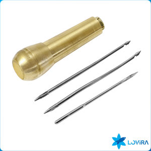 LoviRa Copper Handle Leather Sewing Awl Sewing Needle Awls for Leather Shoe Repair