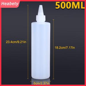 Heabety 10-1000ml Rỗng nhựa bóp Chai nhỏ giọt với nắp vặn bán trong suốt Mắt chất lỏng mực dầu sơn sắc tố container