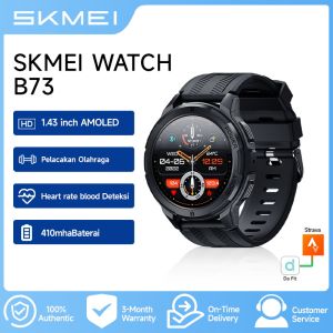 Skmei smartwatch pria amoled jam tangan olahraga hp digital anti air 1ATM  jam tangan pintar for android ios