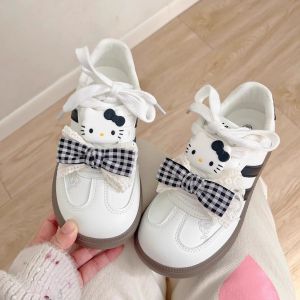 Christmas Gift Halloween Kawaii Sanrio Teenagers Board Shoes Hello Kitty Spring Autumn New Cartoon Anime Student Sweet Sports Soft Soled Leisure Shoes